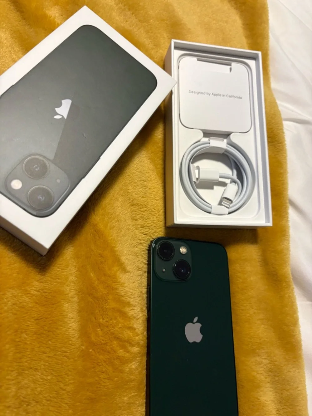 Apple iPhone Dark Green Glass Back Smartphone